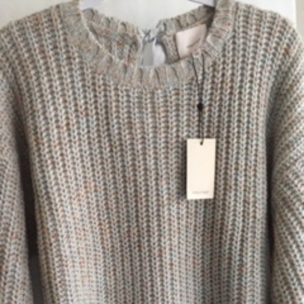 NWT CINQ A SEPT Cierra Tie Back Sweater - Picture 7 of 8